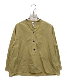 MHL（エムエイチエル）の古着「コンパクトコットンポプリンカラーシャツ」｜イエロー