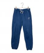 LOUIS VUITTONルイ ヴィトン）の古着「ロゴエンブロイダリースウェットパンツ」｜ブルー