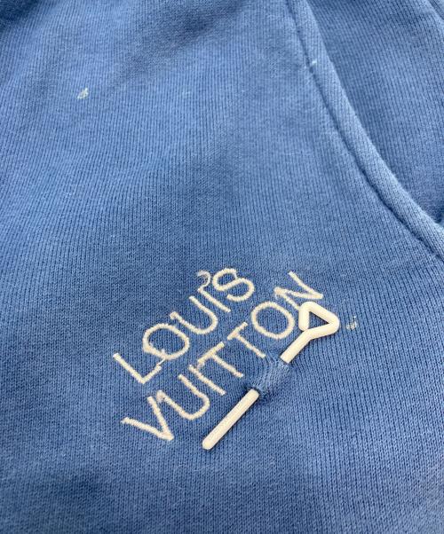 LOUIS VUITTON（ルイ ヴィトン）LOUIS VUITTON (ルイ ヴィトン) ロゴエンブロイダリースウェットパンツ ブルー サイズ:Ｍの古着・服飾アイテム