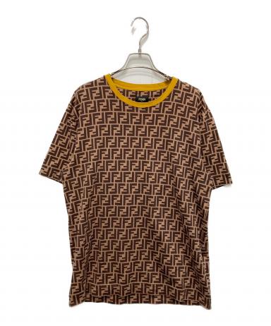 中古・古着通販】FENDI (フェンディ) ズッカ総柄クルーネックTシャツ