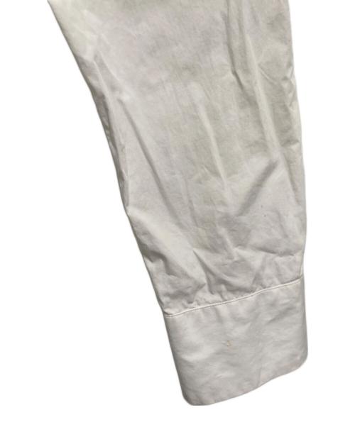 FENDI（フェンディ）FENDI (フェンディ) 襟ズッカブロードシャツ ホワイト×ブラウン サイズ:41の古着・服飾アイテム