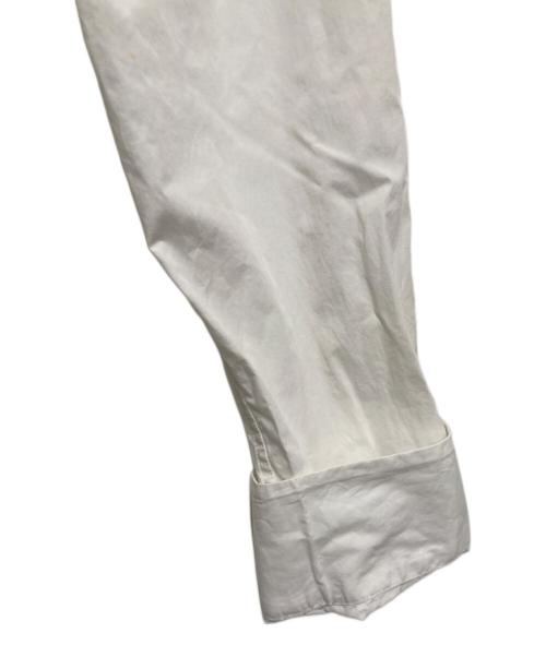 FENDI（フェンディ）FENDI (フェンディ) 襟ズッカブロードシャツ ホワイト×ブラウン サイズ:41の古着・服飾アイテム