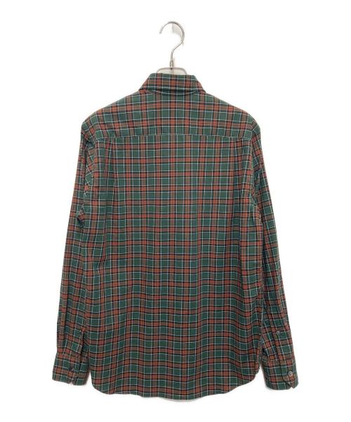 TOMORROW LAND（トゥモローランド）TOMORROW LAND (トゥモローランド) コットンウールボイル セミワイドカラーシャツ グリーン サイズ:Ｓの古着・服飾アイテム
