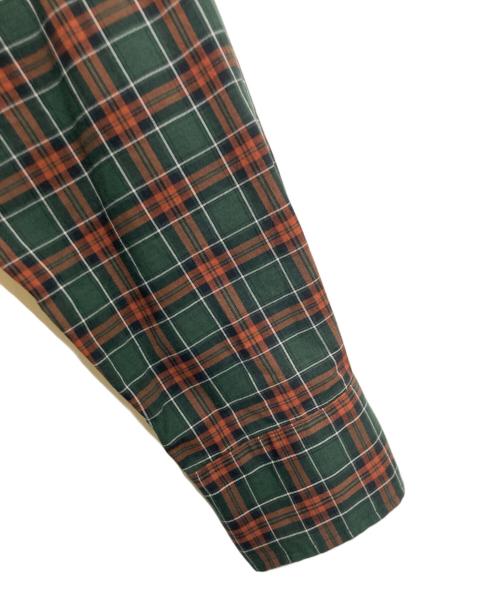 TOMORROW LAND（トゥモローランド）TOMORROW LAND (トゥモローランド) コットンウールボイル セミワイドカラーシャツ グリーン サイズ:Ｓの古着・服飾アイテム