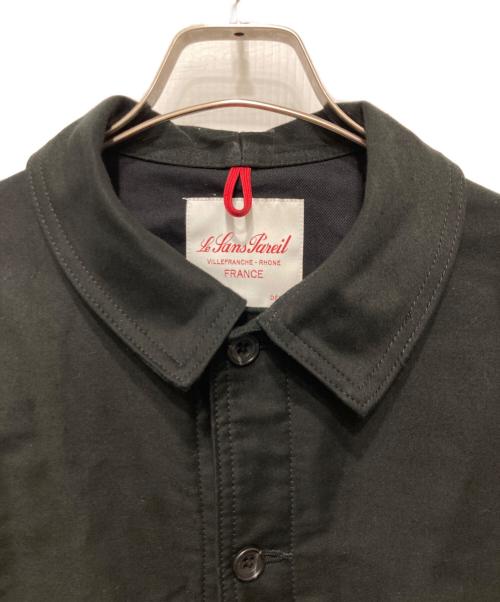 Le Sans Pareil（ル サン パレイユ）Le Sans Pareil (ル サン パレイユ) コットンモールスキン トラディショナル カバーオール ブラック サイズ:38の古着・服飾アイテム