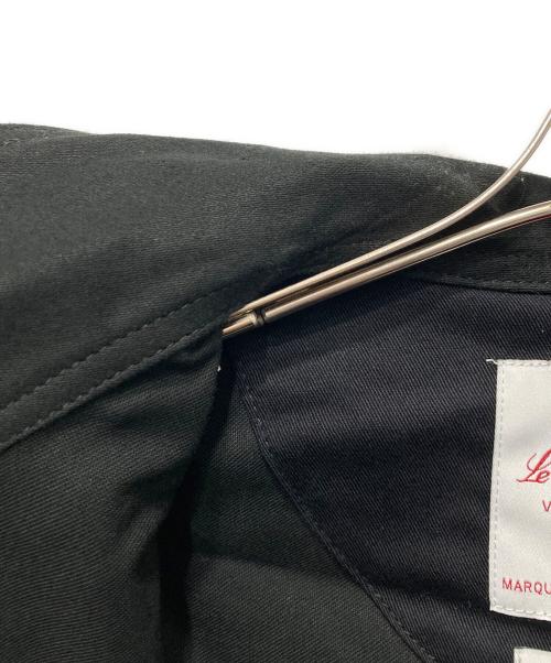 Le Sans Pareil（ル サン パレイユ）Le Sans Pareil (ル サン パレイユ) コットンモールスキン トラディショナル カバーオール ブラック サイズ:38の古着・服飾アイテム