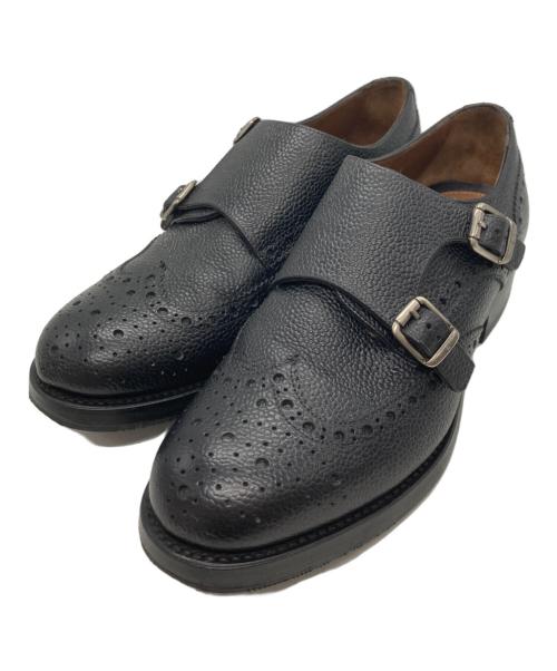 LOTTUSSE（ロトゥセ）LOTTUSSE (ロトゥセ) ダブルモンクストラップシューズ ブラック サイズ:6の古着・服飾アイテム