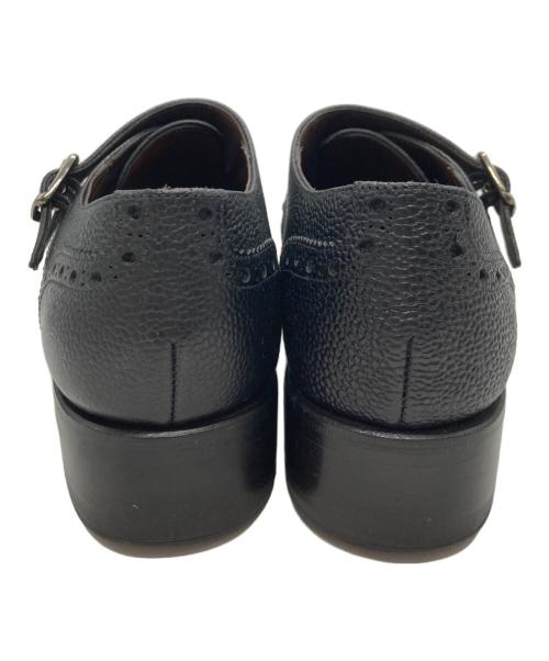 LOTTUSSE（ロトゥセ）LOTTUSSE (ロトゥセ) ダブルモンクストラップシューズ ブラック サイズ:6の古着・服飾アイテム