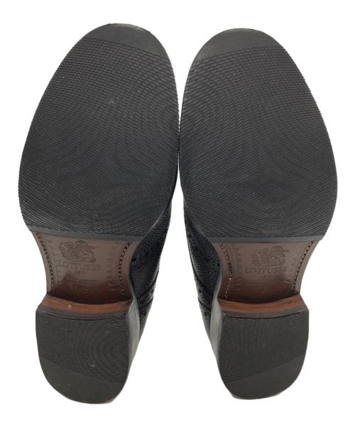 LOTTUSSE（ロトゥセ）LOTTUSSE (ロトゥセ) ダブルモンクストラップシューズ ブラック サイズ:6の古着・服飾アイテム