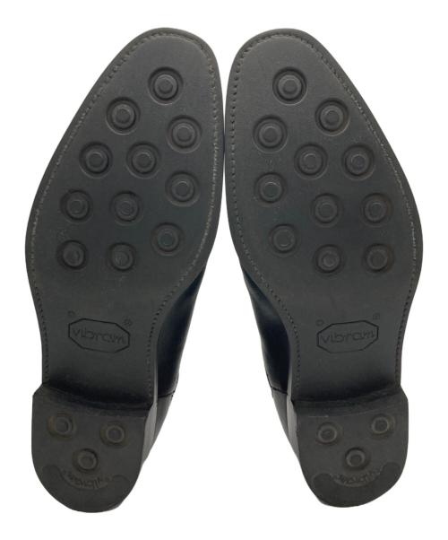 浅草靴誂（アサクサカチョウ）浅草靴誂 (アサクサカチョウ) サイドゴアアンクルブーツ ブラック サイズ:6 1/2の古着・服飾アイテム