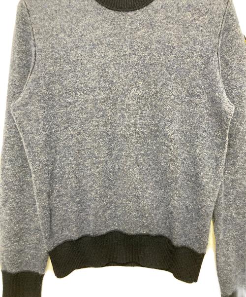 STONE ISLAND（ストーンアイランド）STONE ISLAND (ストーンアイランド) パッチ付きセーター ブルー サイズ:Mの古着・服飾アイテム