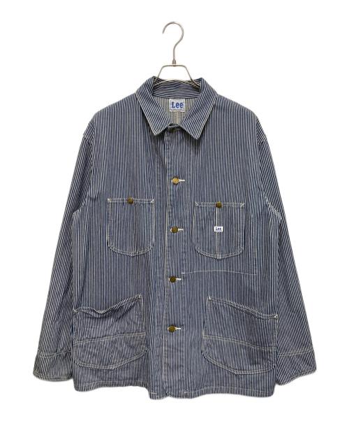 LEE（リー）LEE (リー) DUNGAREESロコジャケット ブルー×ホワイト サイズ:XLの古着・服飾アイテム