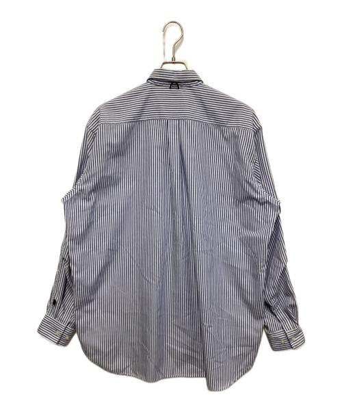 DAIWA PIER39（ダイワ ピア39）DAIWA PIER39 (ダイワ ピア39) テックボタンダウンシャツ ブルー×ホワイト サイズ:Ｍの古着・服飾アイテム
