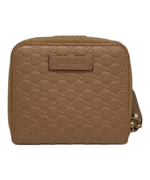 GUCCI（グッチ）GUCCI (グッチ) 2つ折り財布 ベージュの古着・服飾アイテム