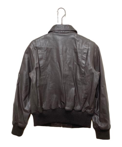 J.CREW（ジェイクルー）J.CREW (ジェイクルー) レザージャケット ブラウン サイズ:Ｍの古着・服飾アイテム