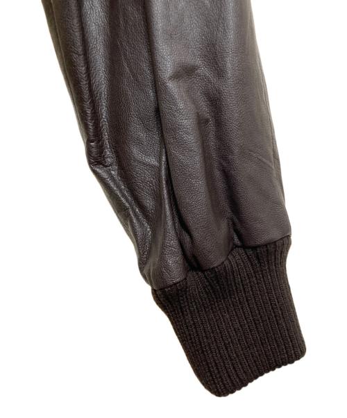 J.CREW（ジェイクルー）J.CREW (ジェイクルー) レザージャケット ブラウン サイズ:Ｍの古着・服飾アイテム