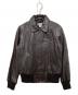 J.CREW（ジェイクルー）の古着「レザージャケット」｜ブラウン