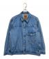 Adam et Rope（アダム エ ロペ）の古着「ブリーチデニムジャケット」｜ブルー