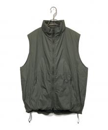 GOLDWIN（ゴールドウイン）の古着「ウインドストッパーバイゴアテックスラボズ パフィーベスト」｜グレー