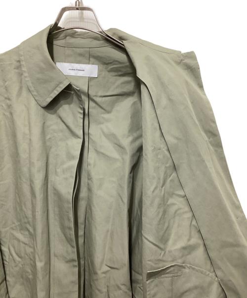 JOURNAL STANDARD（ジャーナルスタンダード）JOURNAL STANDARD (ジャーナルスタンダード) ハイカウントワイドステンカラーコート カーキ サイズ:FREEの古着・服飾アイテム
