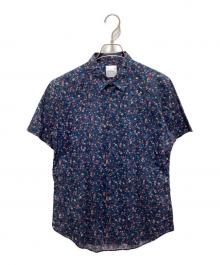 PAUL SMITH（ポールスミス）の古着「半袖総柄シャツ」｜ネイビー