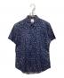 PAUL SMITH（ポールスミス）の古着「半袖総柄シャツ」｜ネイビー