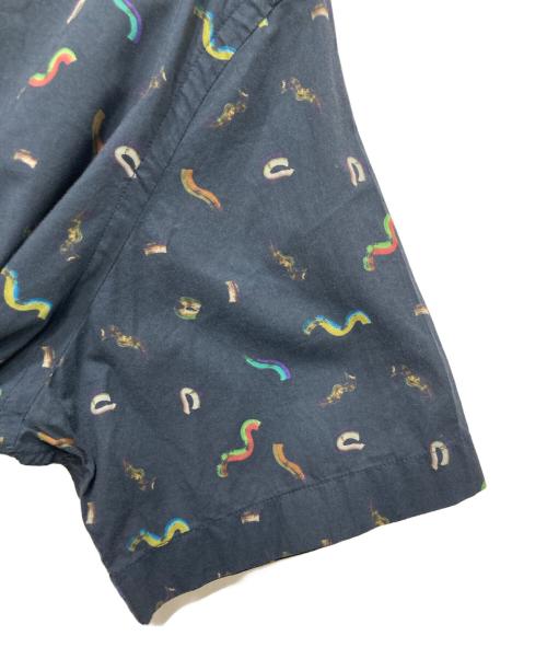 PS Paul Smith（ＰＳポールスミス）PS Paul Smith (ＰＳポールスミス) 半袖総柄シャツ ネイビー サイズ:Ⅿの古着・服飾アイテム