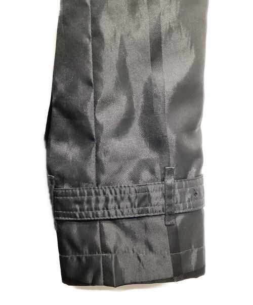 BURBERRY LONDON（バーバリーロンドン）BURBERRY LONDON (バーバリーロンドン) シャドーチェック ナイロントレンチコート ブラック サイズ:UK4の古着・服飾アイテム