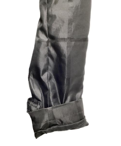 BURBERRY LONDON（バーバリーロンドン）BURBERRY LONDON (バーバリーロンドン) シャドーチェック ナイロントレンチコート ブラック サイズ:UK4の古着・服飾アイテム