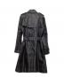 BURBERRY LONDON (バーバリーロンドン) シャドーチェック ナイロントレンチコート ブラック サイズ:UK4：14000円