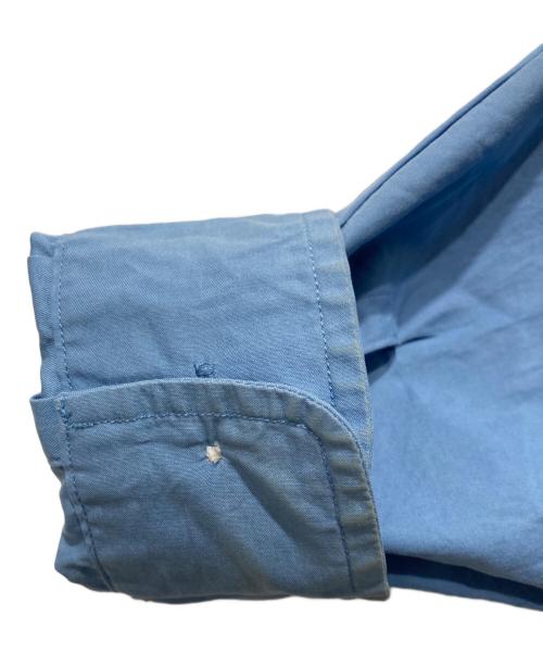 AURALEE（オーラリー）AURALEE (オーラリー) ウォッシュドフィンクスツイルビッグシャツ ブルー サイズ:3の古着・服飾アイテム