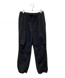 MARKA（マーカ）の古着「ニータックパンツ -ウールシルクビーバー-」｜ブラック