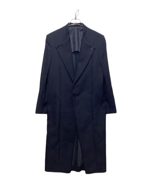 ato（アトウ）ato (アトウ) スタンドカラーチェスターコート ネイビー サイズ:44の古着・服飾アイテム
