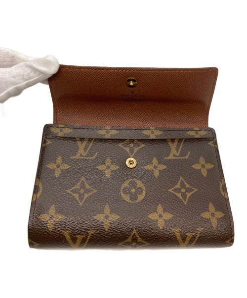 LOUIS VUITTON（ルイ ヴィトン）LOUIS VUITTON (ルイ ヴィトン) 3つ折り財布 ブラウンの古着・服飾アイテム