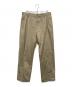 WACKO MARIA（ワコマリア）の古着「2タックチノパン」｜ベージュ