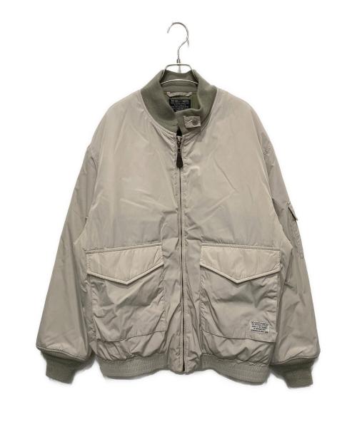 WACKO MARIA（ワコマリア）WACKO MARIA (ワコマリア) G-8フライトジャケット アイボリー サイズ:XLの古着・服飾アイテム