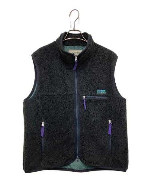 L.L.Bean（エルエルビーン）L.L.Bean (エルエルビーン) トップシャムボアフリースベスト ブラック サイズ:REG SMALLの古着・服飾アイテム