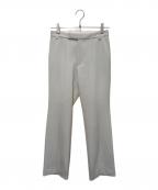 Whim Gazetteウィムガゼット）の古着「フロントスリットパンツ」｜ホワイト