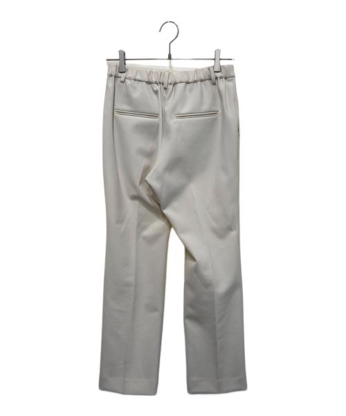 Whim Gazette（ウィムガゼット）Whim Gazette (ウィムガゼット) フロントスリットパンツ ホワイト サイズ:38の古着・服飾アイテム