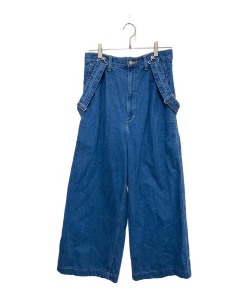 Gemini（ジェミニ）Gemini (ジェミニ) サスペンダーデニムパンツ インディゴ サイズ:FREEの古着・服飾アイテム