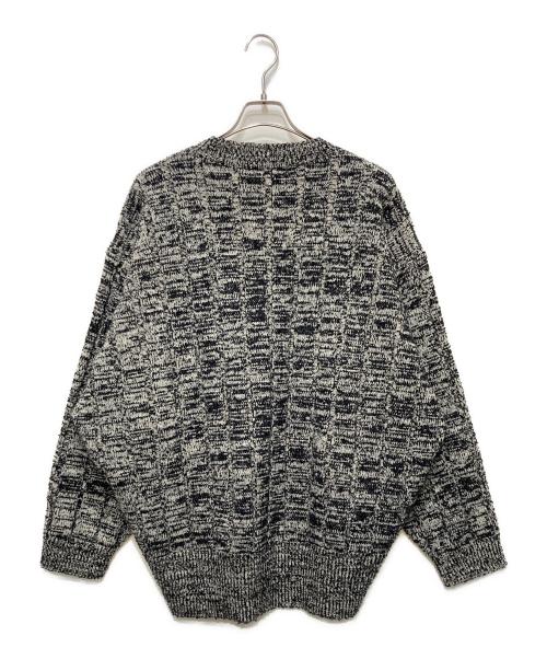 08sircus（ゼロエイトサーカス）08sircus (ゼロエイトサーカス) ウールメランジセーター ブラック サイズ:5の古着・服飾アイテム