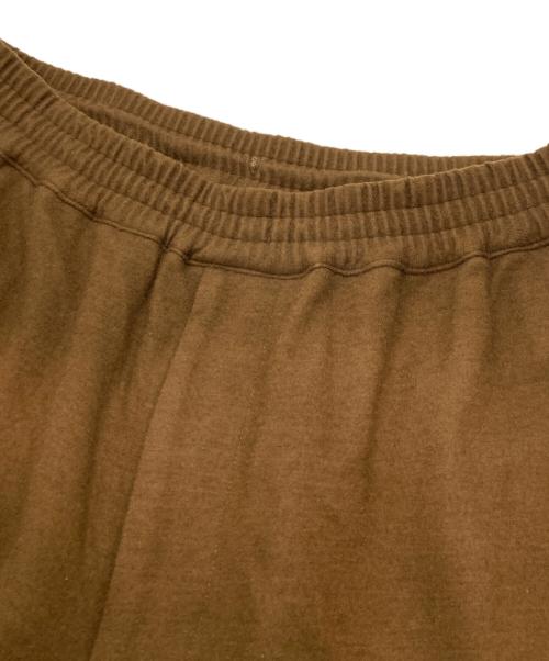 Graphpaper（グラフペーパー）Graphpaper (グラフペーパー) ウールスムースフランネルイージーワイドパンツ ブラウン サイズ:1の古着・服飾アイテム