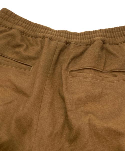 Graphpaper（グラフペーパー）Graphpaper (グラフペーパー) ウールスムースフランネルイージーワイドパンツ ブラウン サイズ:1の古着・服飾アイテム