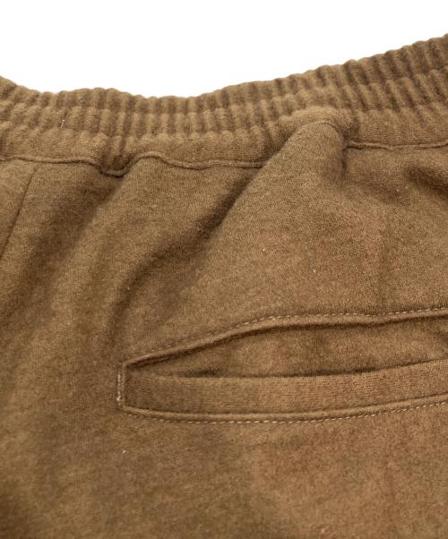 Graphpaper（グラフペーパー）Graphpaper (グラフペーパー) ウールスムースフランネルイージーワイドパンツ ブラウン サイズ:1の古着・服飾アイテム