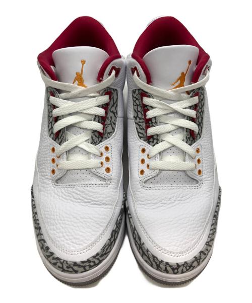 NIKE（ナイキ）NIKE (ナイキ) エアジョーダン3 ホワイト×レッド サイズ:US9.5の古着・服飾アイテム