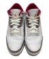 NIKE (ナイキ) エアジョーダン3 ホワイト×レッド サイズ:US9.5：9000円
