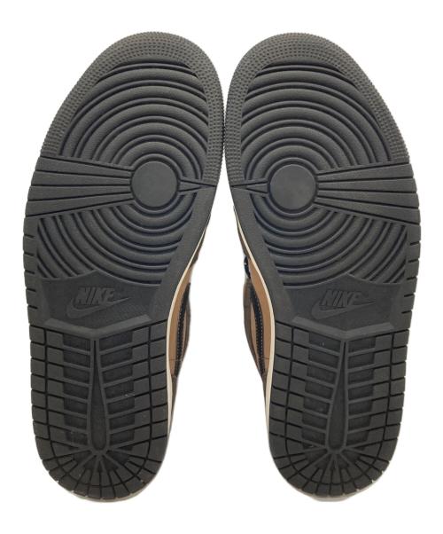 NIKE（ナイキ）NIKE (ナイキ) エアジョーダン1 ミッド SE ハイカットスニーカー ブラウン サイズ:US9.5の古着・服飾アイテム
