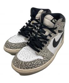 NIKE（ナイキ）の古着「エアジョーダン 1 レトロ ハイ OG」｜ホワイト×グレー