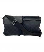 GUCCIグッチ）の古着「ウエストポーチ」｜ブラック