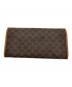 CELINE (セリーヌ) フラップロングウォレット ブラウン：7000円